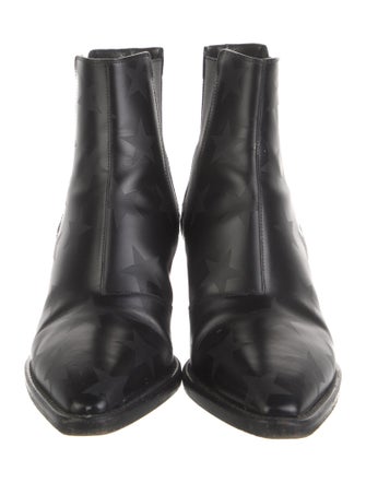 Valentino Leather Chelsea Boots