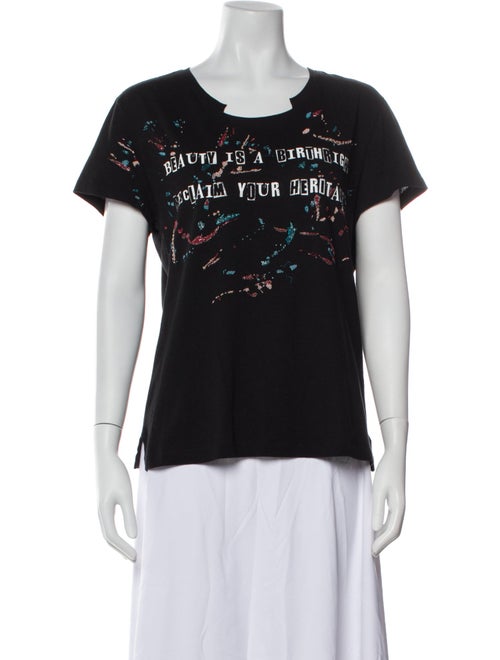 Valentino Graphic Print Crew Neck T-Shirt