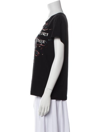 Valentino Graphic Print Crew Neck T-Shirt