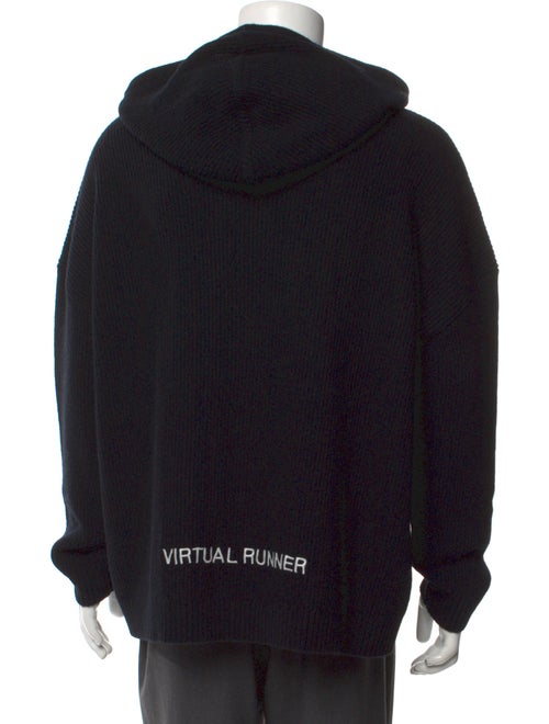 Valentino Virgin Wool Graphic Print Hoodie