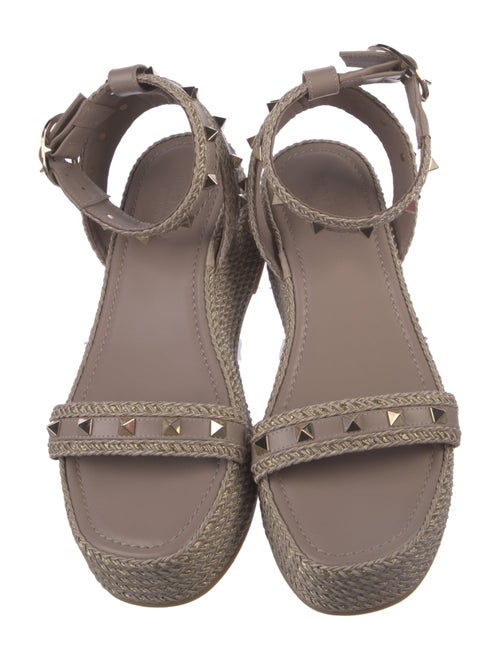 Valentino Leather Espadrilles