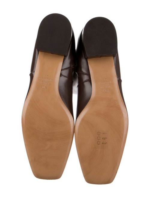 Valentino Rockstud Accents Leather Riding Boots