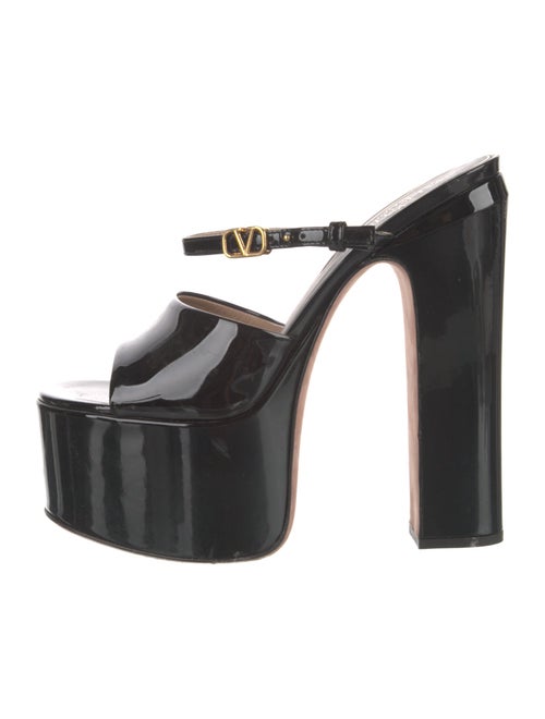 Valentino Patent Leather Slides