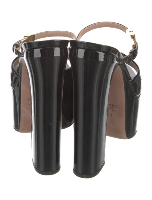 Valentino Patent Leather Slides