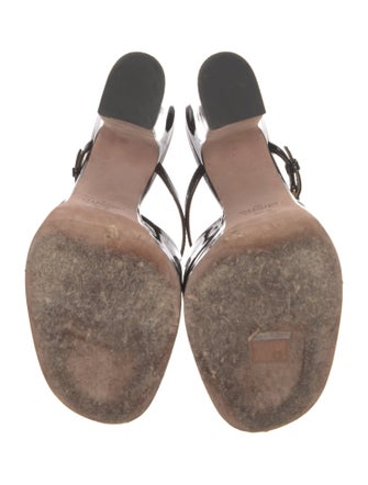 Valentino Patent Leather Slides