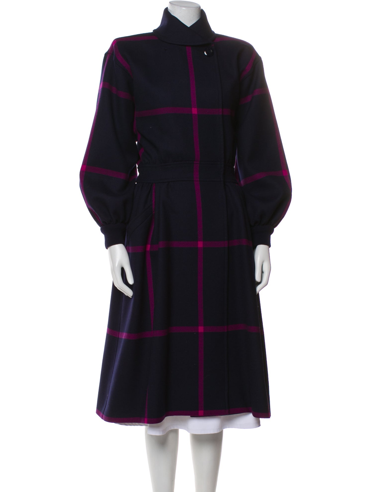 Valentino Vintage 1980's Faux Fur Coat