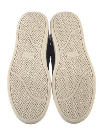 Valentino Rockstud Accents Leather Sneakers