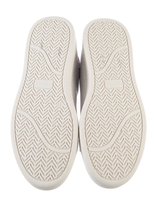 Valentino Leather Patterned Sneakers