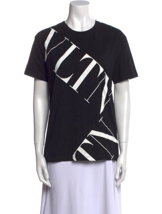 Valentino Graphic Print Crew Neck T-Shirt