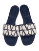 Valentino Animal Print Slides