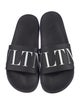 Valentino Rubber Graphic Print Slides