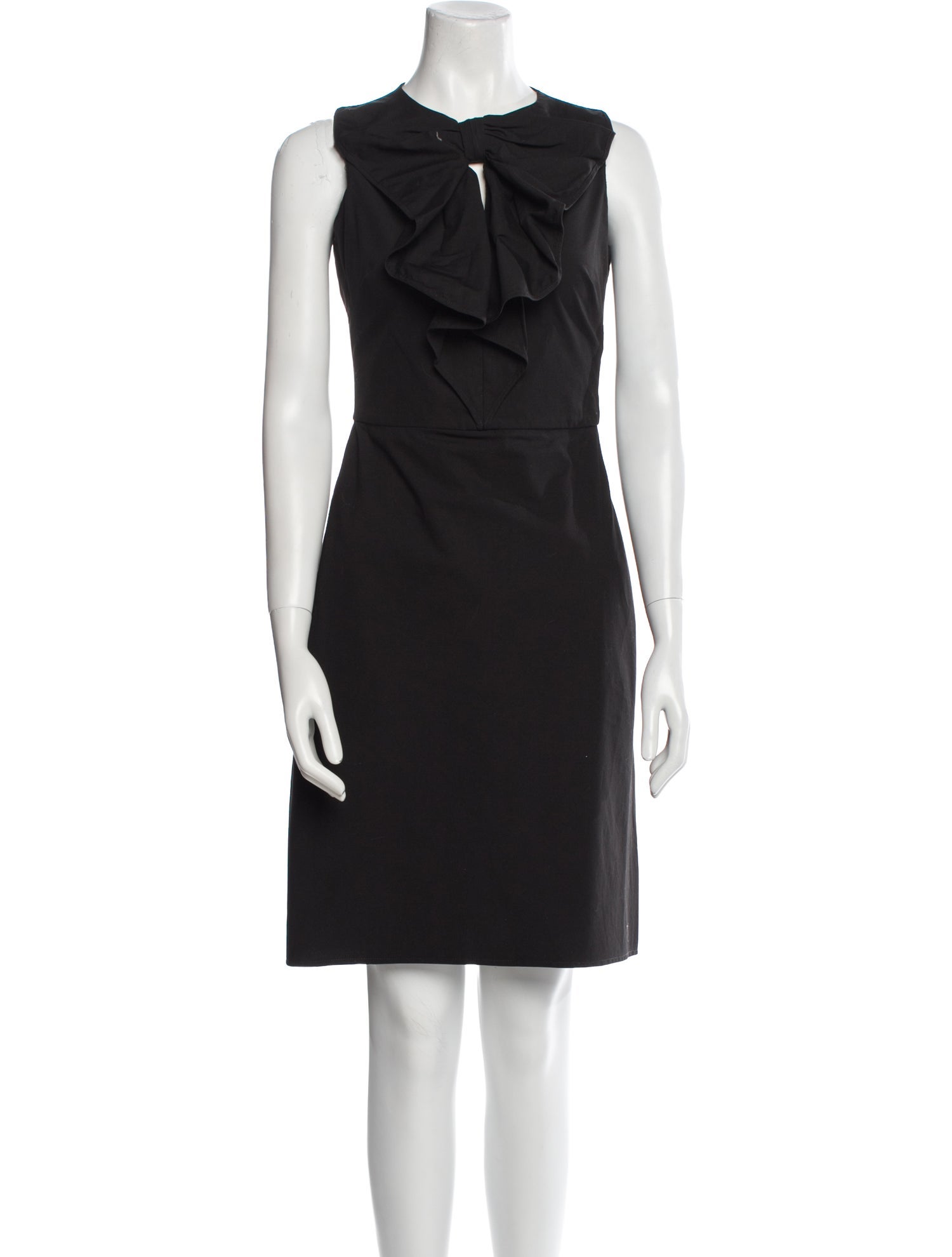 Valentino Crew Neck Knee-Length Dress