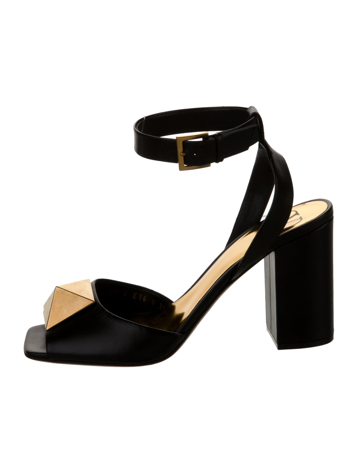 Valentino Rockstud Accents Leather Sandals