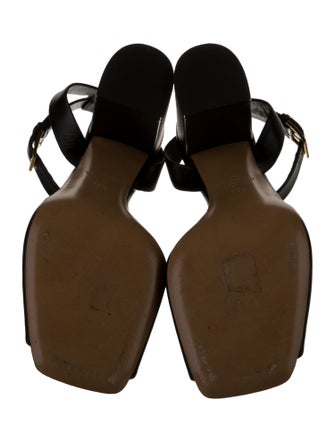 Valentino Rockstud Accents Leather Sandals