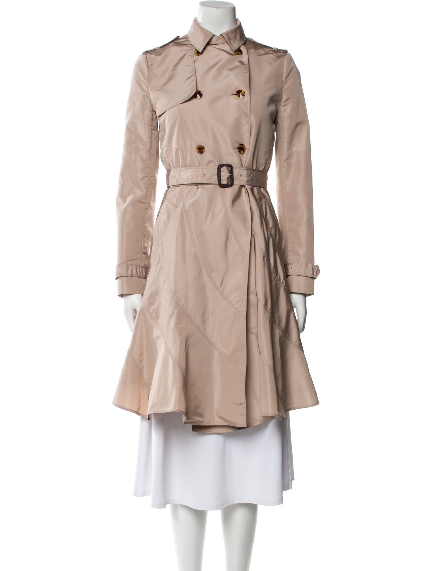 Valentino Silk Trench Coat