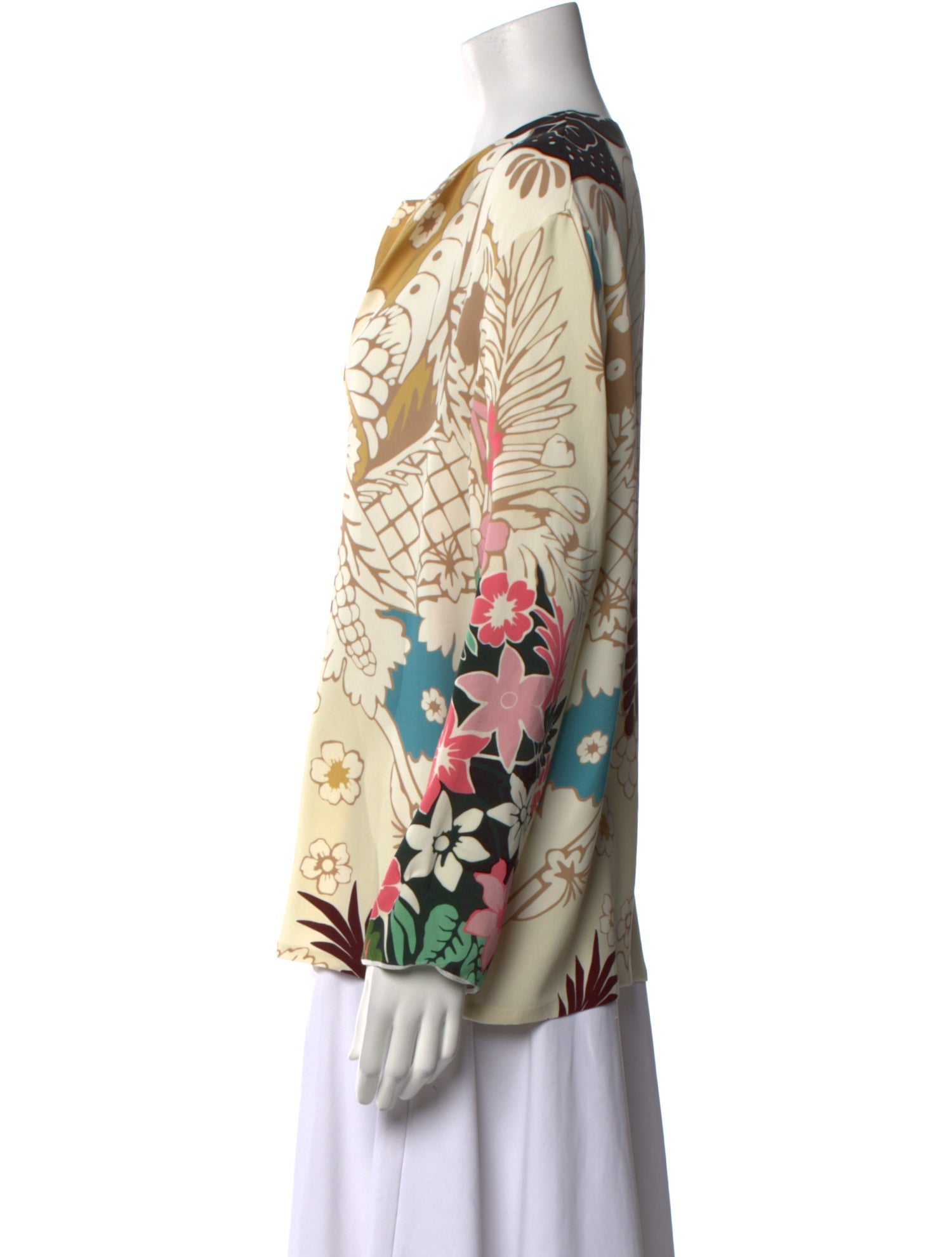 Valentino Silk Printed Blouse