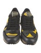 Valentino Rockstud Accents Leather Athletic Sneakers