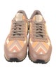 Valentino Rockstud Accents Leather Athletic Sneakers