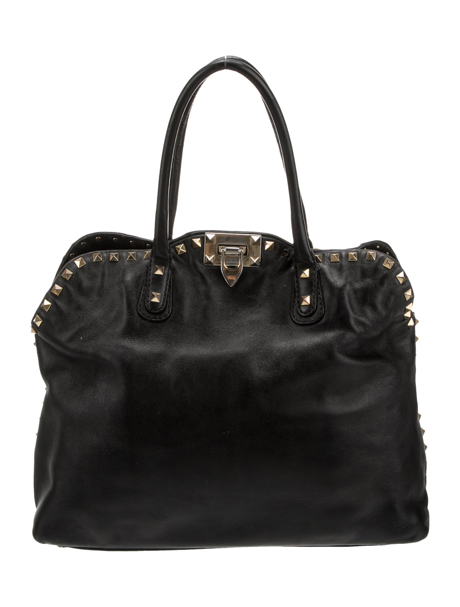 Valentino Rockstud Top Handle Bag