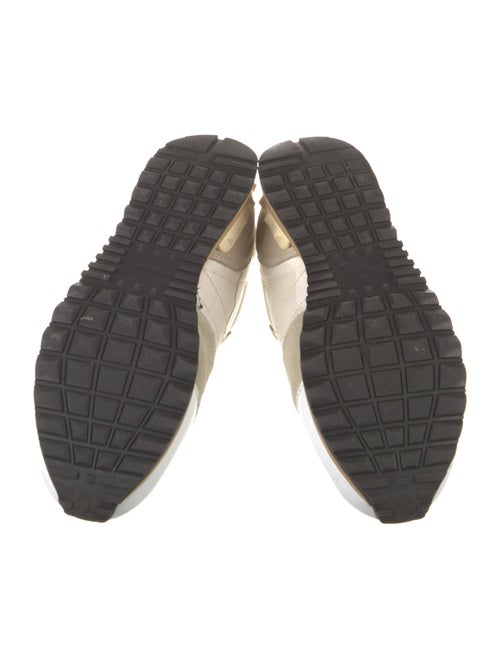 Valentino Rockstud Accents Leather Sneakers