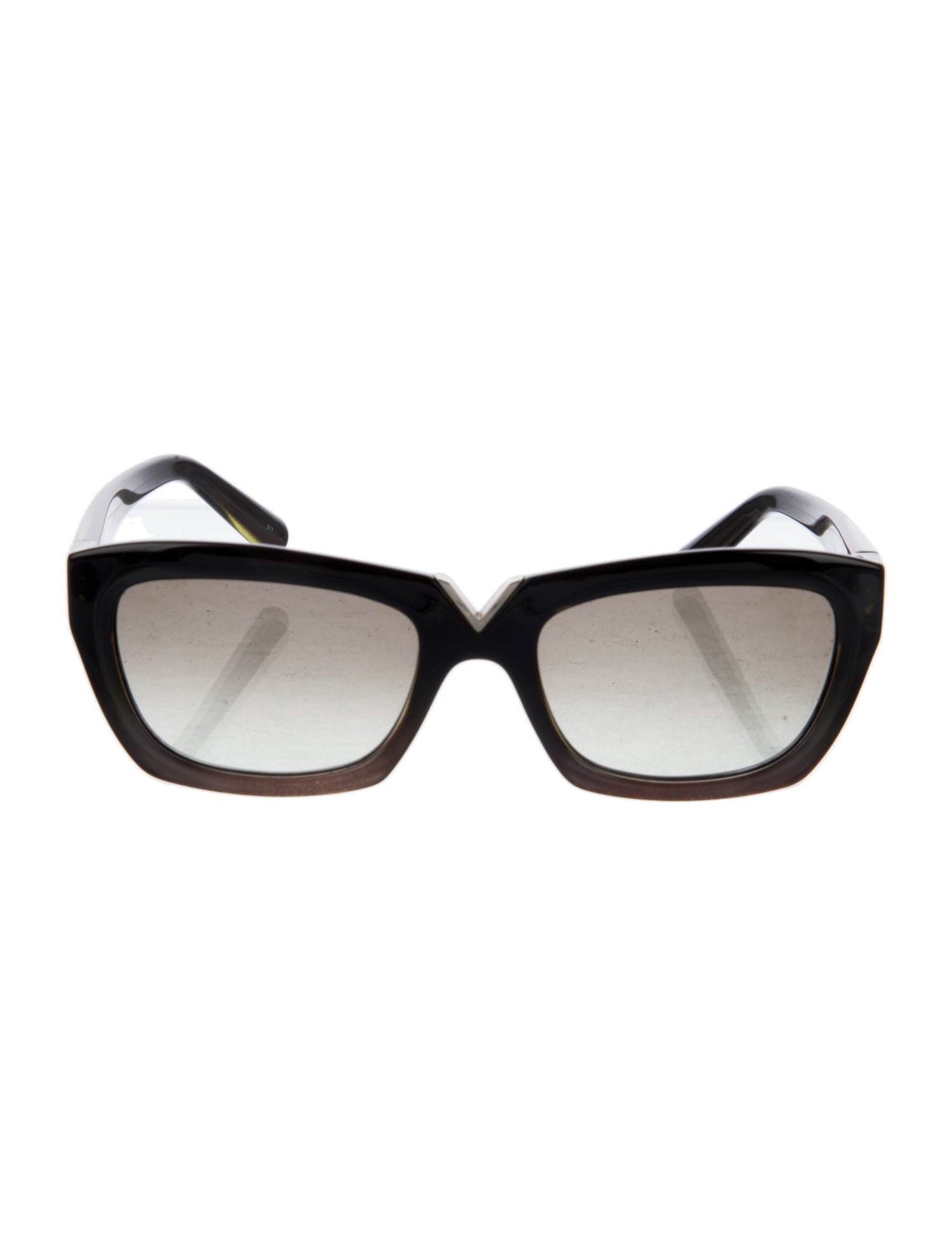 Valentino Square Gradient Sunglasses