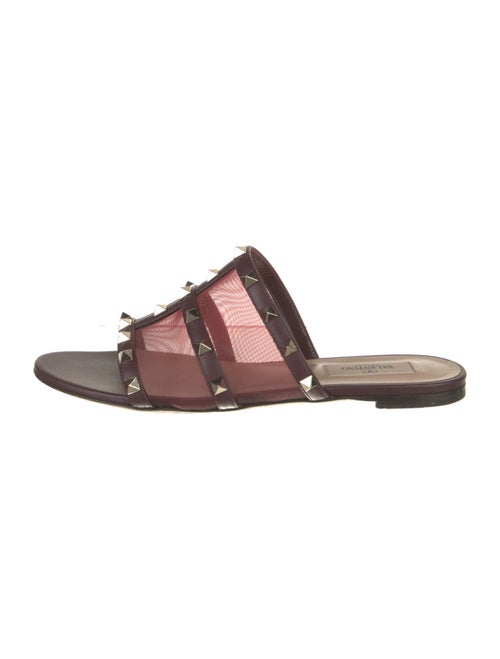 Valentino Leather Slides