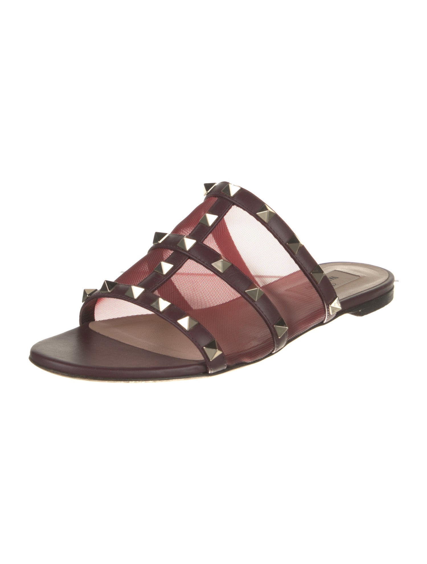 Valentino Leather Slides