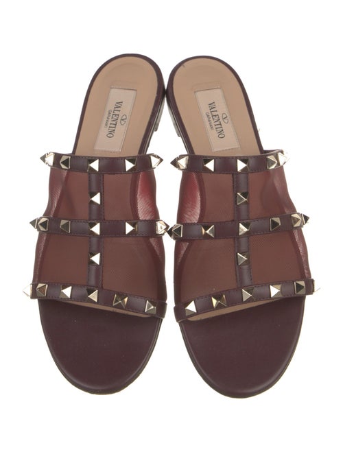 Valentino Leather Slides