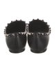 Valentino Rockstud Accents Leather Ballet Flats