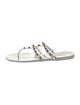 Valentino Rockstud Accents Rubber Slides