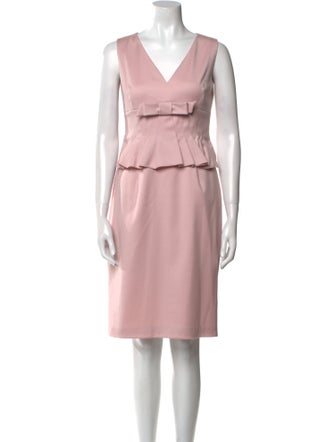 Valentino Techno Couture Knee-Length Dress