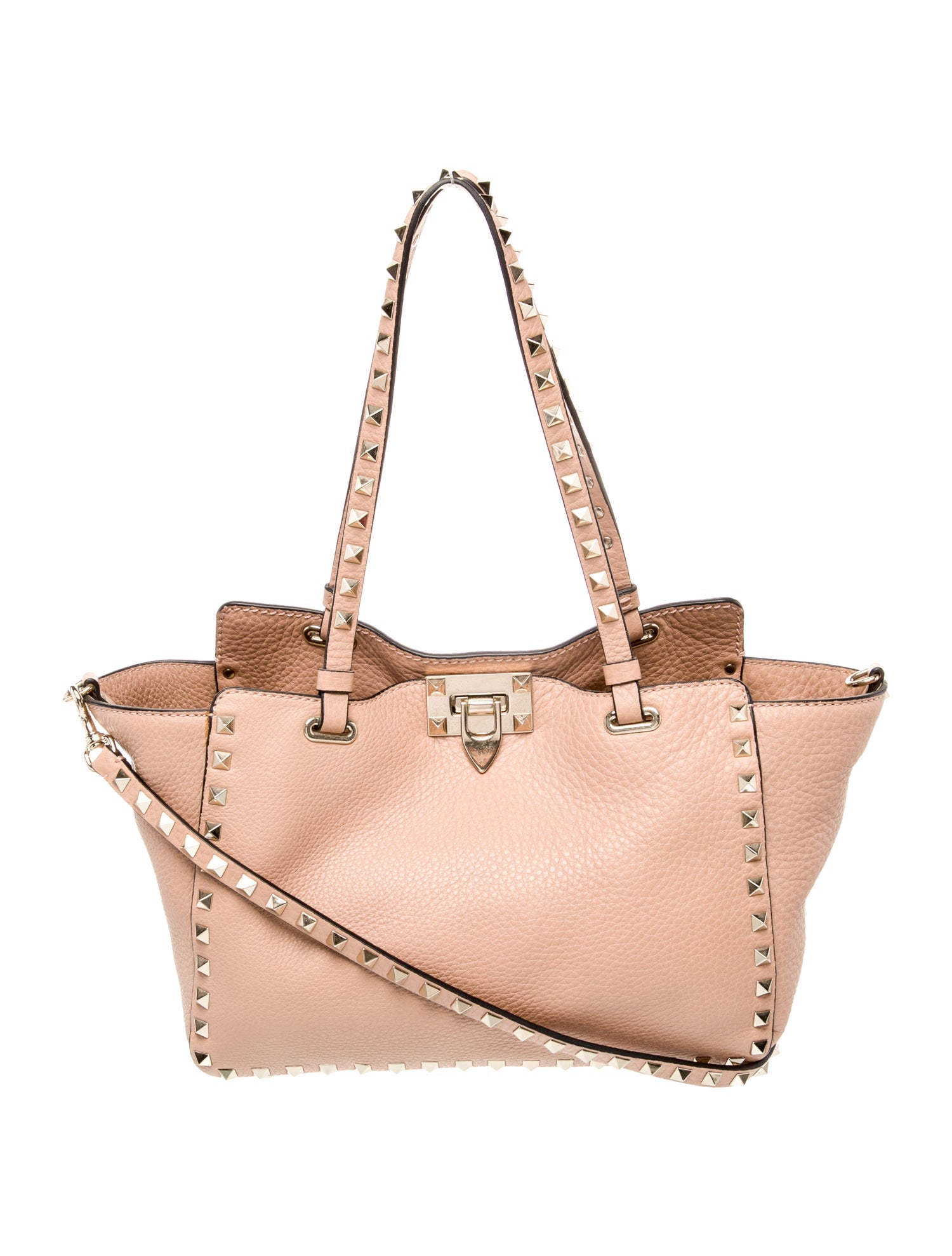 Valentino Rockstud Top Handle Bag