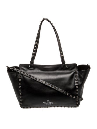 Valentino Rockstud Top Handle Bag