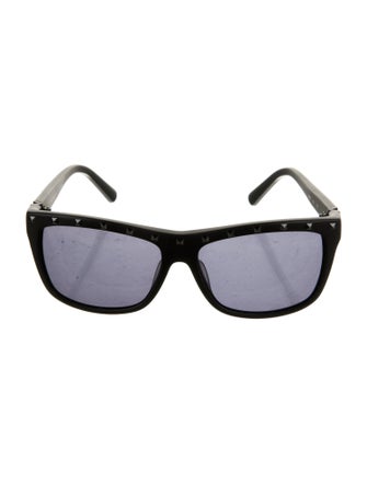 Valentino Rockstud Accents Oversize Sunglasses