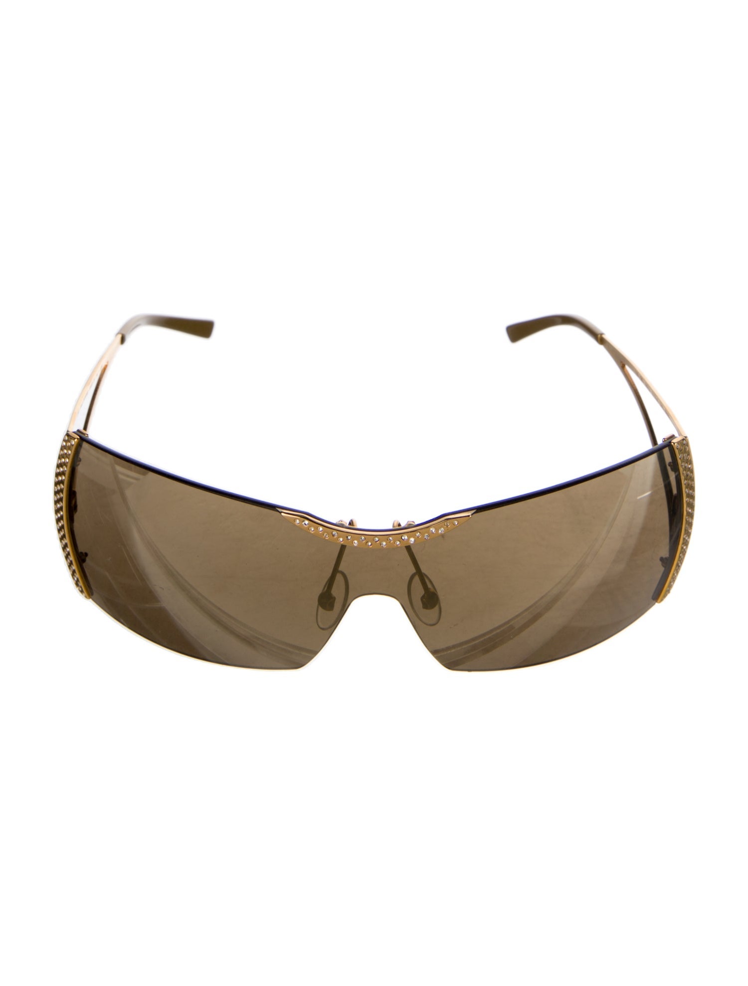 Valentino Vintage Shield Sunglasses