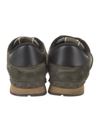 Valentino Rockstud Accents Mesh Sneakers