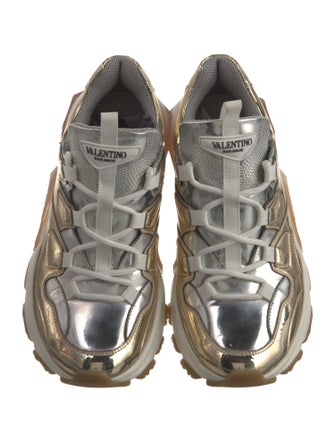 Valentino Patent Leather Chunky Sneakers