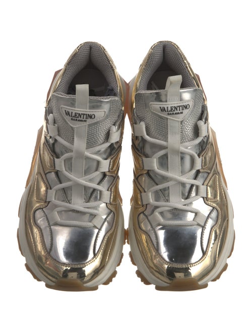 Valentino Patent Leather Chunky Sneakers