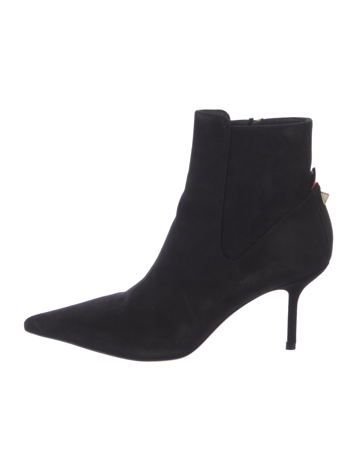 Valentino Rockstud Accents Suede Sock Boots