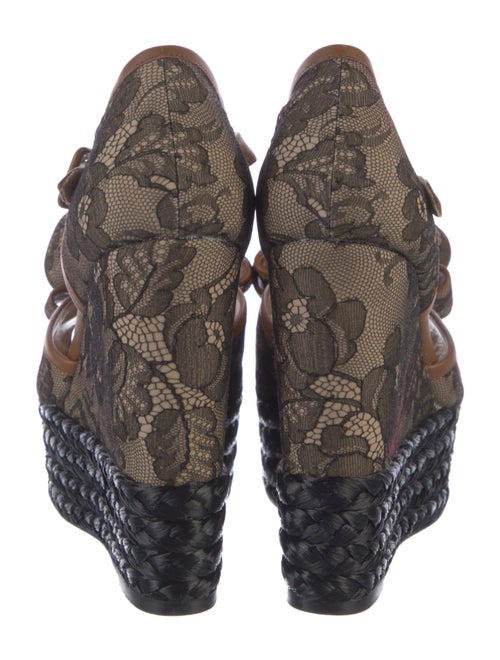 Valentino Lace Printed Espadrilles