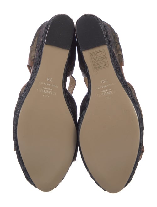 Valentino Lace Printed Espadrilles