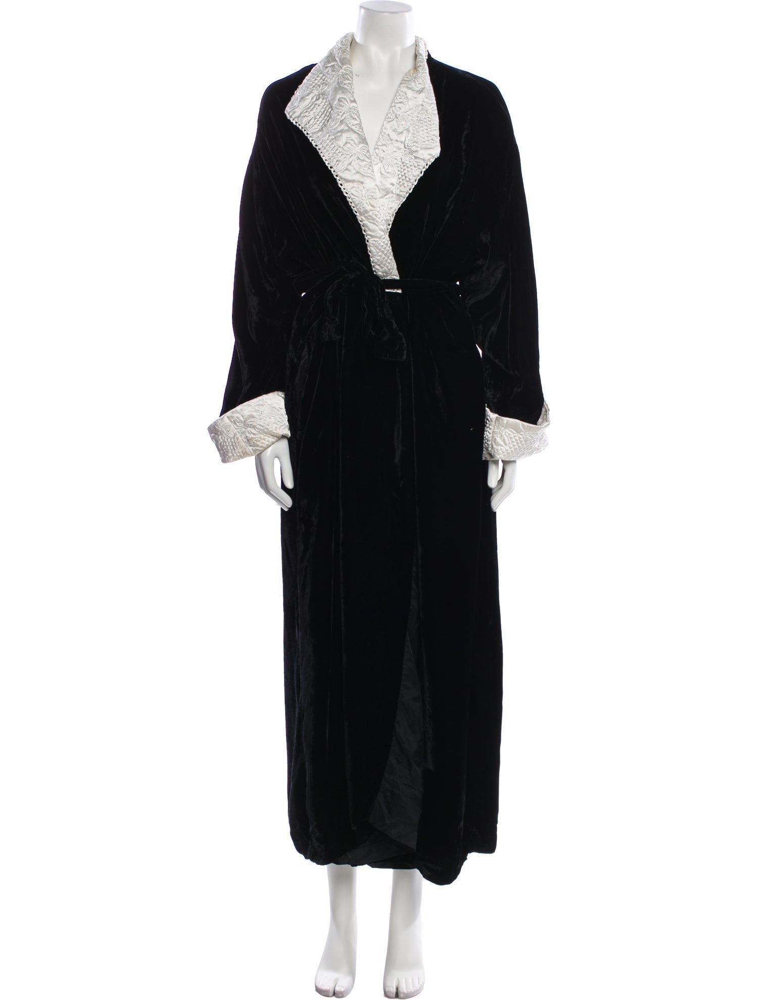 Valentino Embroidered Accent Robe