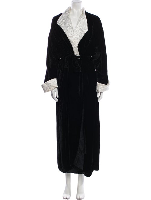 Valentino Embroidered Accent Robe