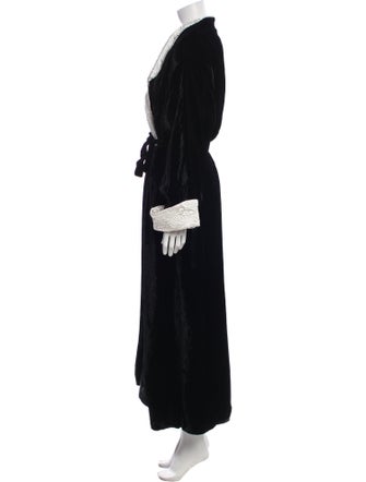 Valentino Embroidered Accent Robe