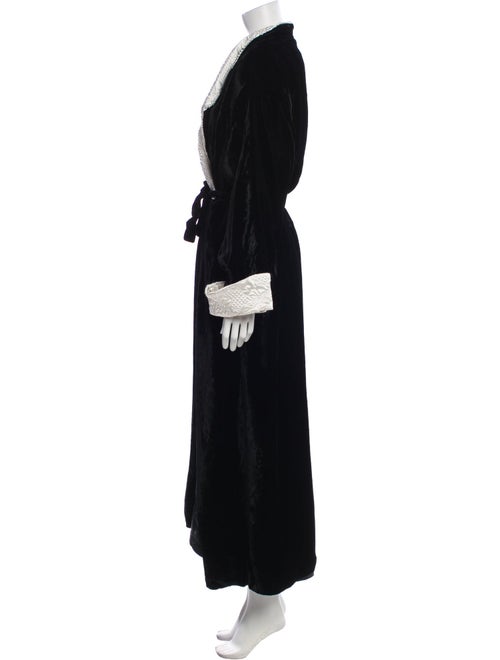 Valentino Embroidered Accent Robe