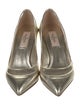 Valentino Leather Bow Accents Pumps