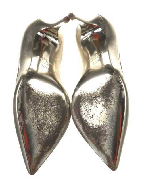 Valentino Leather Bow Accents Pumps