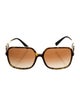 Valentino Square Gradient Sunglasses