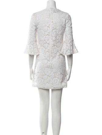 Valentino Lace Pattern Mini Dress