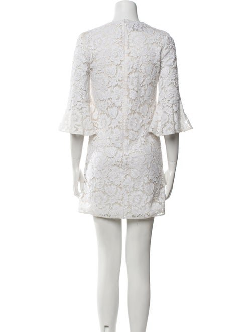Valentino Lace Pattern Mini Dress